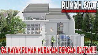 Desain rumah 80jtan model masa kini part 1