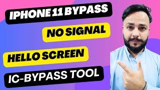 iPhone 11 Hello Screen iCloud Bypass iOS 17 by IC-Bypass Tool