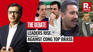 Massive Revolt In Congress Over Ram Mandir Boycott Call | Arnab's Debate