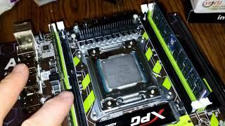 X79 China motherboard pc build. Well it works really well.