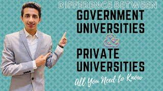 Government Universities vs Private Universities | All you Need to Know