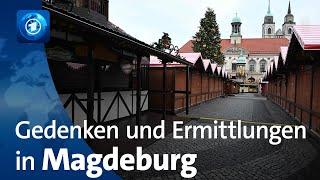 Anschlag auf Weihnachtsmarkt: Gedenken und Ermittlungen in Magdeburg