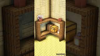 Small Bedroom | Interior design ideas | Building ideas | Minecraft Timelapse #saddiqideas