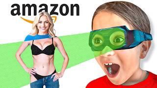 KLEINER JUNGE testet 1000 VERBOTENE AMAZON PRODUKTE! 