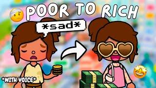 POOR TO RICH Toca boca ROLEPLAY *WITH VOICE*