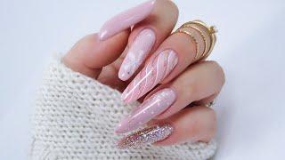 glam Winter nails art tutorial / Elisium Nails