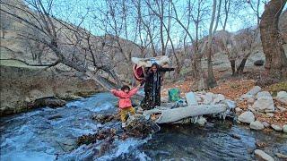 adventure: Crossing valleys and raging waters in search of shelter