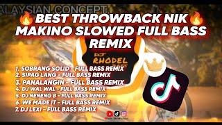  BEST THROWBACK NIK MAKINO SLOWED FULL BASS REMIX/ DJ RHODEL BASS  2K24-2K25