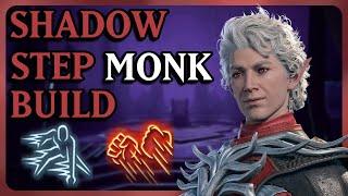 THE SHADOWSTEP MONK - Shadow Monk and Thief Rogue Multiclass Build Guide | Baldur's Gate 3 | Patch 6