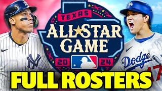 2024 MLB All Star Game Rosters Announced!