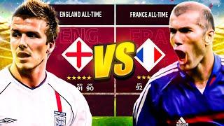 England ALL-TIME XI vs. France ALL-TIME XI... in FIFA 23