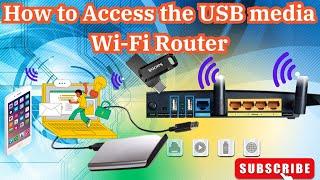 How to Access the USB media that is connected to my Router? Urdu/Hindi