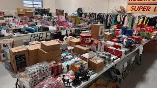 Christmas 2024 Warehouse Sale Part 1 - Going Through 2 Truckloads and Set up