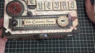 Graphic 45: Olde Curiosity Shoppe Altered Cigar Box