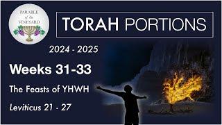 Torah Portion Week 31 - 33 - Leviticus 21 - 27 (Keeping The Feasts of YHWH Today)  2024 - 2025