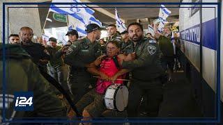 Israelis arrested at judicial reform protest at Ben Gurion Airport