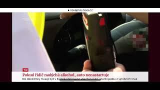 Pokud řidič  nadychá alkohol, auto nenastartuje 9.7.2022 tv nova