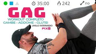 Gambe Snelle, Glutei Sodi e Addome Tonico! Allenamento GAG Completo