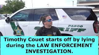 TIMOTHY COUET starts legal BATTLE by LYING to DEPUTY during TRESPASS WARNING Investigation TAX COLLE