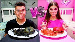 DESAFIO Negro VS Rosa para Amigos de Nastya y Artem