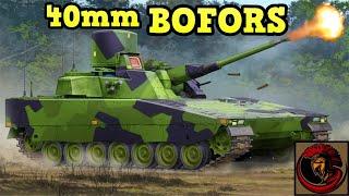 40mm Bofors Cannon  - CV9040 FIREPOWER