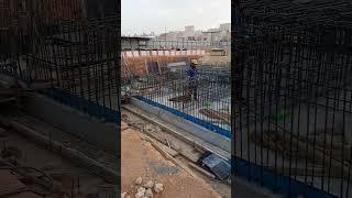 Transformer pad and wall construction - Substation construction site - Mr Civil Engineer