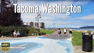 Tacoma, Washington - Waterfront - 4K Walking Tour