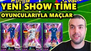 YENİ SHOW TİME OYUNCULARLA ONLİNE MAÇLAR (106 MBAPPE, SANE ve BARELLA) eFootball 2025 Mobile