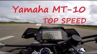 Yamaha MT 10 TOP SPEED