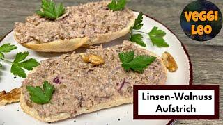 Köstlicher Linsen-Walnuss Aufstrich