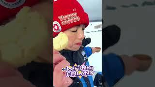 Most unique experiences in Lapland Finland  Ice Fishing  #family #travel #finland #familytime