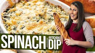 Cheesy Spinach Artichoke Dip