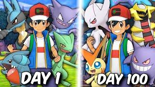 I Survived 100 Days as Ash Ketchum in Pokemon Game | Pokemon Full Gameplay | Pokemon Guruji