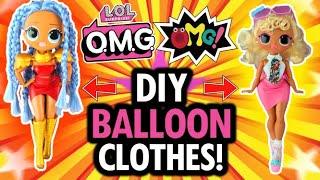 LOL Surprise OMG Dolls DIY Balloon Clothes & Accessories for LOL OMG Series 2 LOL Dolls & More