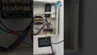 Submersible pump Wiring with Running & Starting Capacitor(R-Y-B)