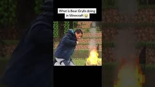 Bear Grylls Speedruns Minecraft  #minecraft #minecraftmovie #meme #memes