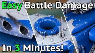 Battle Damage Made Easy! QUICK TIPS in 3 Minutes!