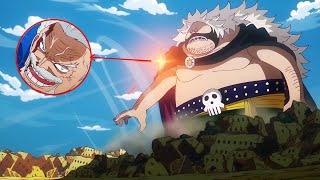 Garp sent the giant flying with one blow | One Piece episode 1121