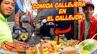 EL CALLEJON del CENTRO DE LIMA | COMIDA CALLEJERA 