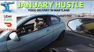 Surviving January Hustle: Food Delivery on a Honda ADV150 in Maryland DMV | UberEats, DoorDash