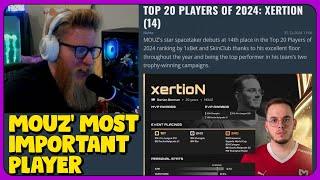 fl0m Reacts to xertioN as HLTV's Top 14 Player of 2024