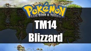 Pokemon Red/Blue/Yellow - Where to get TM14 Blizzard