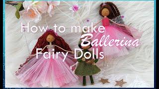 How to Make Ballerina Fairy Dolls - Pink Fairy Dolls | Huong Harmon