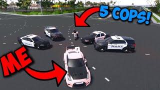 1v5 COPS vs ROBBERS MANHUNT IN SWFL