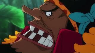 (ONE PIECE) Blackbeard uses whitebeards tremor tremor fruit power against marine's 