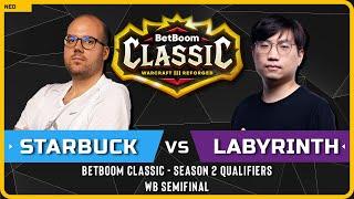 WC3 - [HU] Starbuck vs LabyRinth [UD] - WB Semifinal - BetBoom Classic Season 2