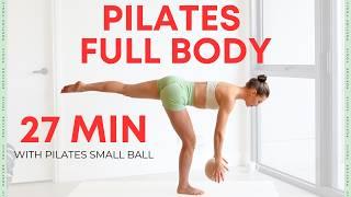 27 MIN PILATES ABS FOCUSED FLOW - Using Small Ball