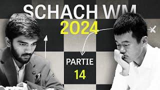 Ein Anfängerfehler entscheidet die letzte Partie | Schach-WM 2024