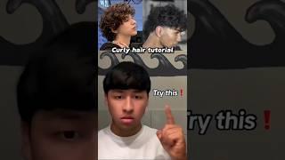 Curly hair tutorial  #hairstyle #hair #trending #viralvideo #explore