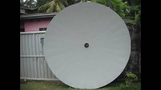 8ft prime focus dish making process